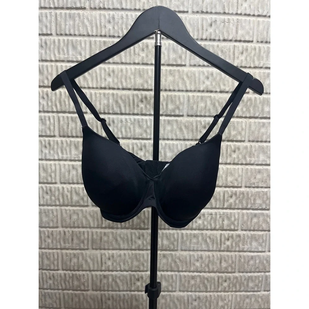 Auden Womens Lightly Lined Full Coverage Underwire Bra‎ Black 34DD 023122015